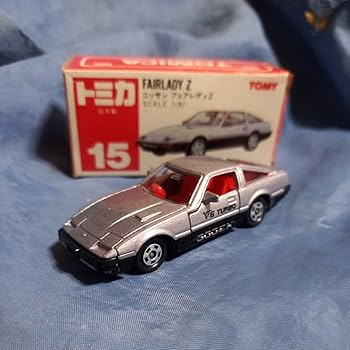 トミカ ニッサン フェアレディZ 300ZX 水色 トミカ ニッサン フェアレディZ 300ZX No,15 赤箱 日本製 輸出